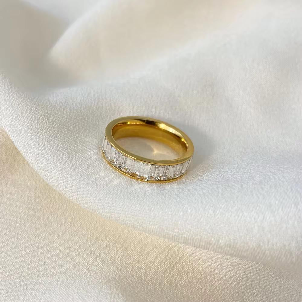 Diamond Layered Ring