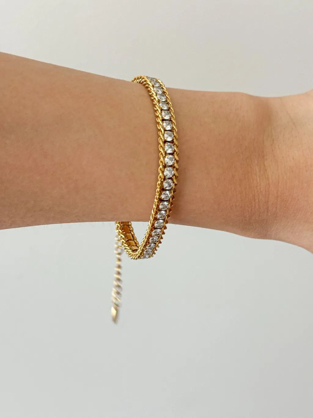 18K Luxury Diamond Zirconia Bracelet