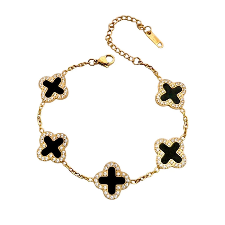 5  Zirconia Clover  Bracelet