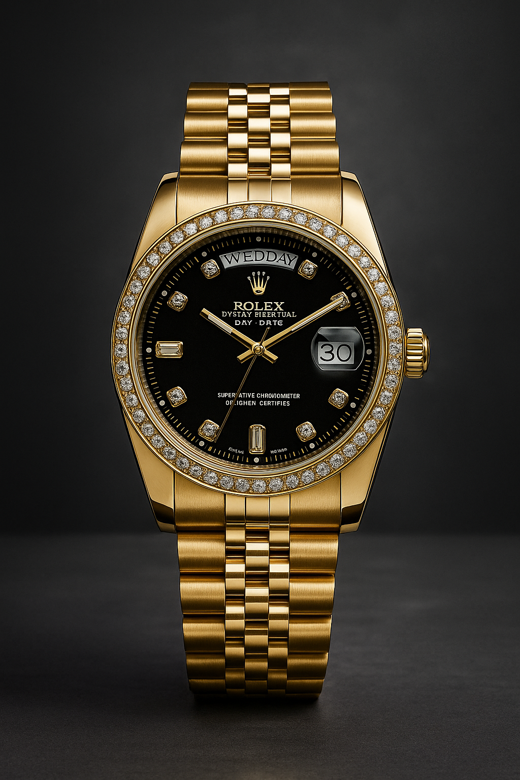 RlX Golden Stainless Steel Watch
