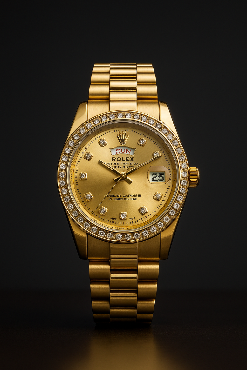 RlX Golden Stainless Steel Watch