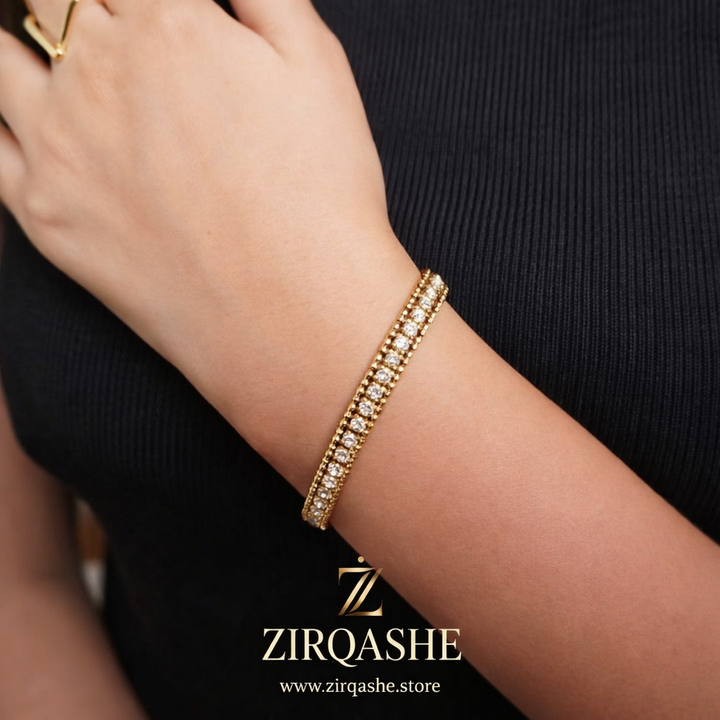 18K Luxury Diamond Zirconia Bracelet