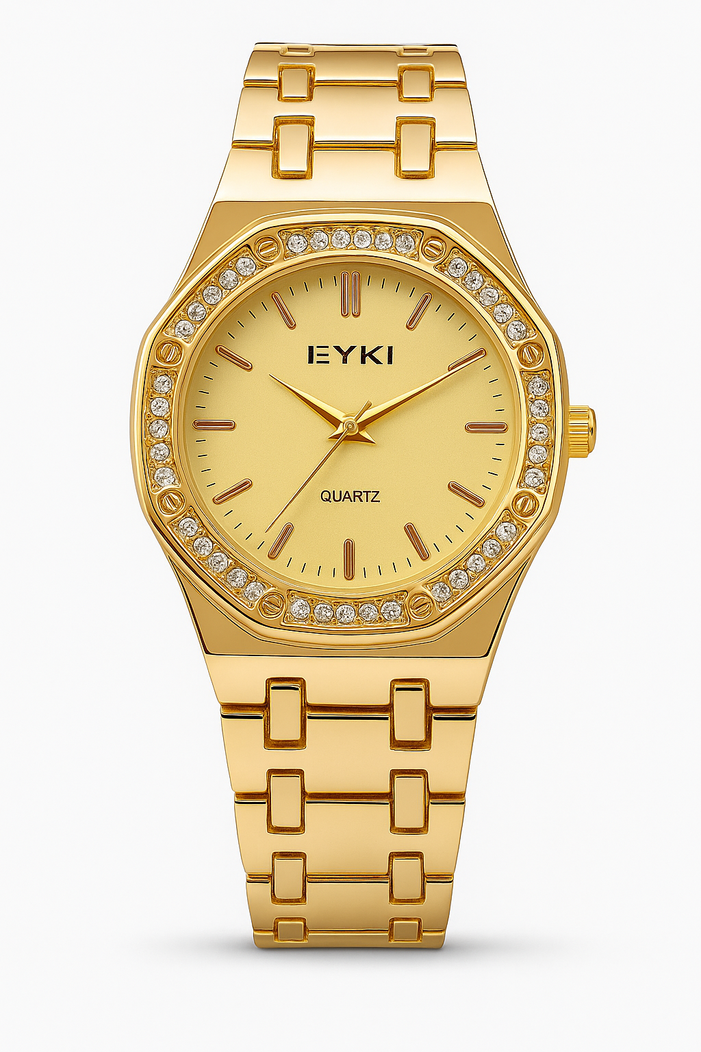 AP  Golden Dial Stainless Steel Watch