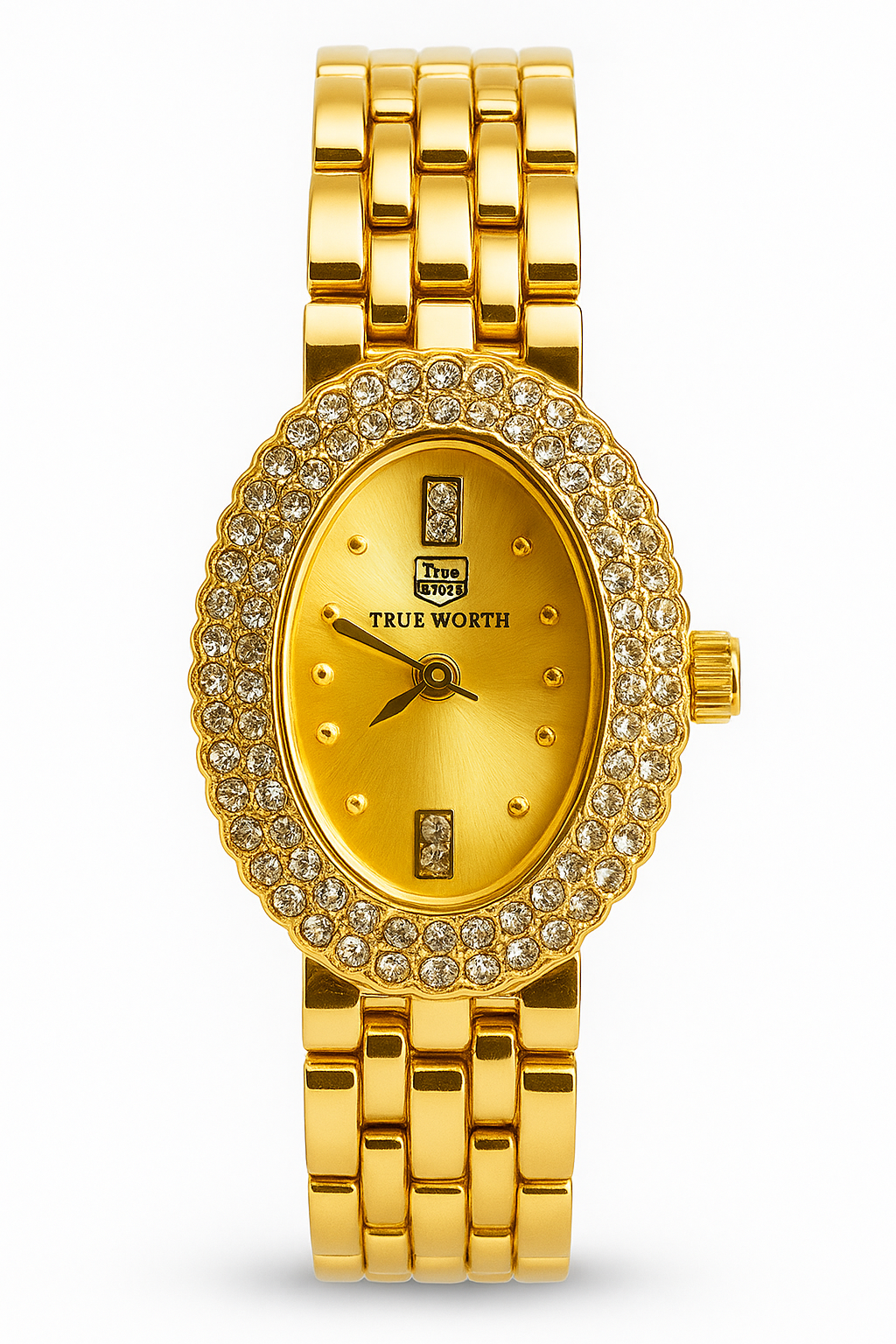 Solistra Golden Dial Stainless Steel Watch