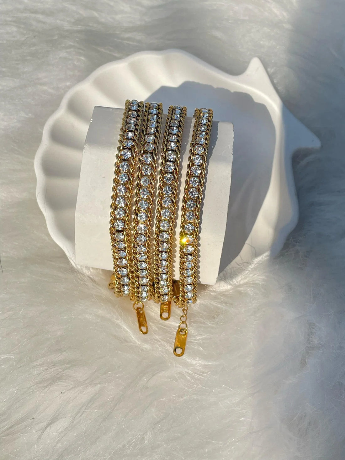 18K Tennis Zirconia Bracelet