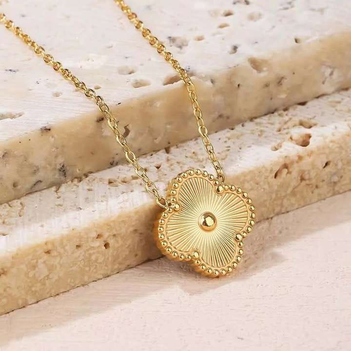 Golden Clover Necklace