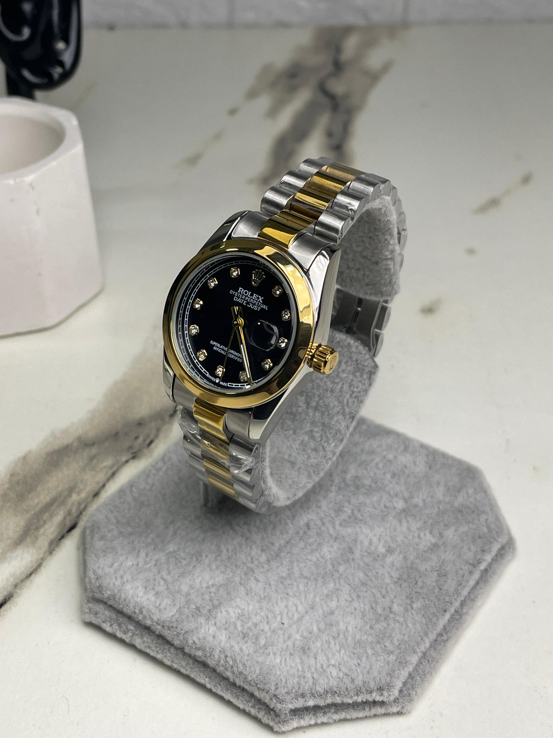 Women's RlX Two Tone black Dial Stainless Steel  Watch