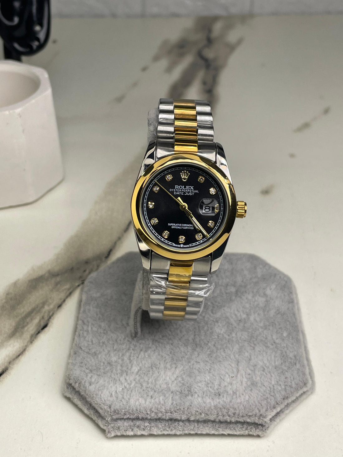 Women's RlX Two Tone black Dial Stainless Steel  Watch