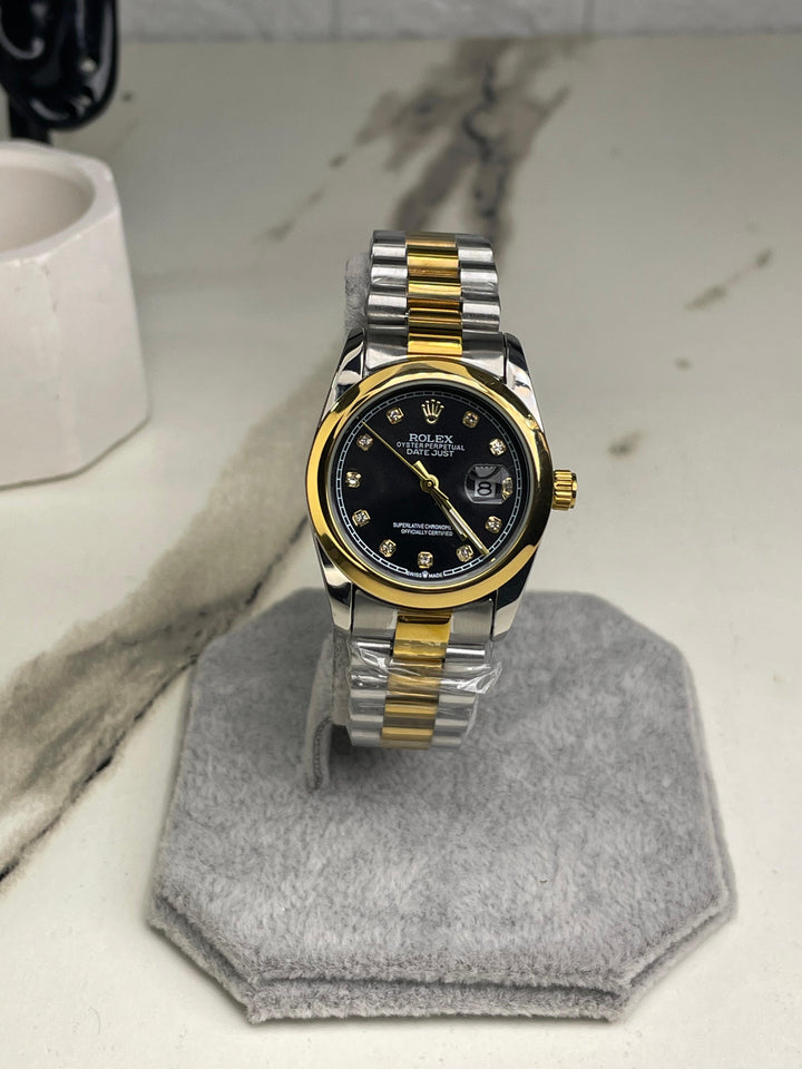 Women's RlX Two Tone black Dial Stainless Steel  Watch
