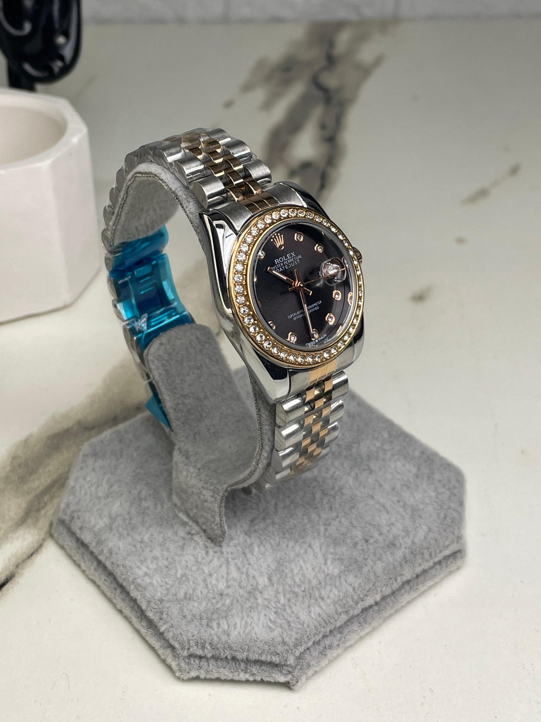 Women's RlX Two Tone black Dial Stainless Steel  Watch