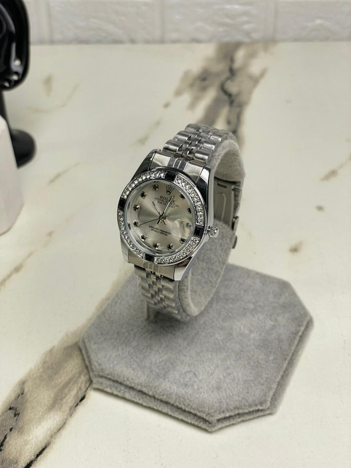 Women's RlX Black Stone Stainless Steel  Watch