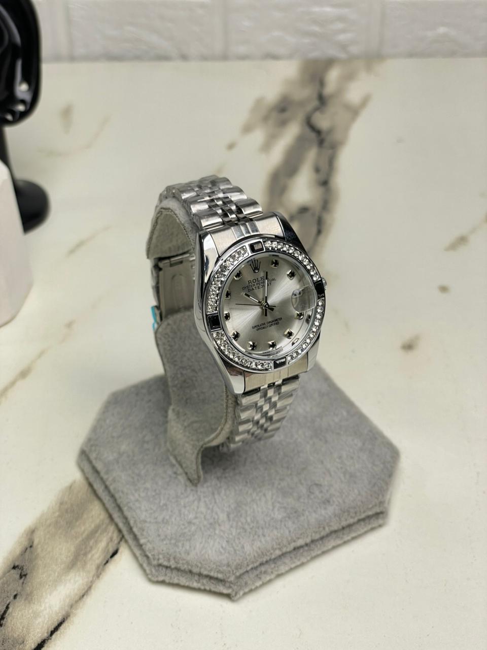 Women's RlX Black Stone Stainless Steel  Watch