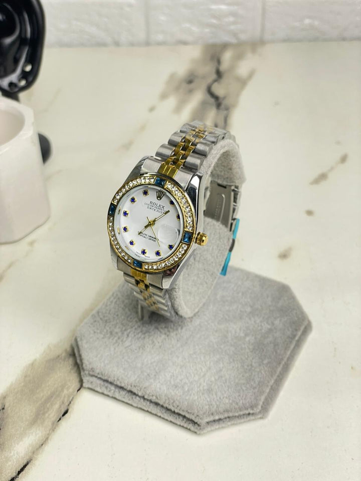 Womens RlX Two Tone Sapphire Stainless Steel  Watch