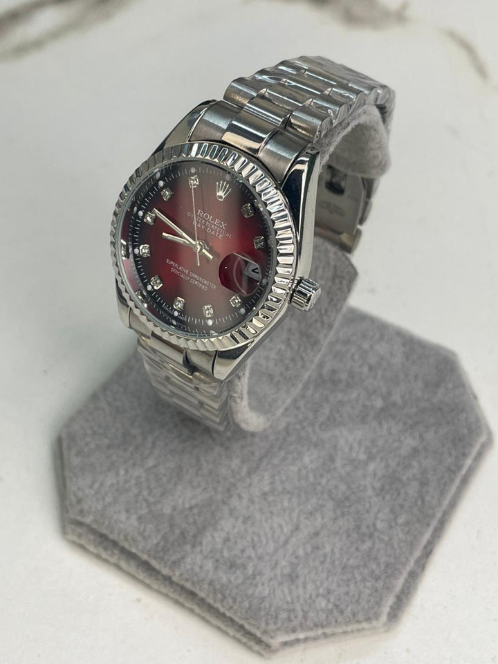 Women's RlX Red Dial Stainless Steel  Watch