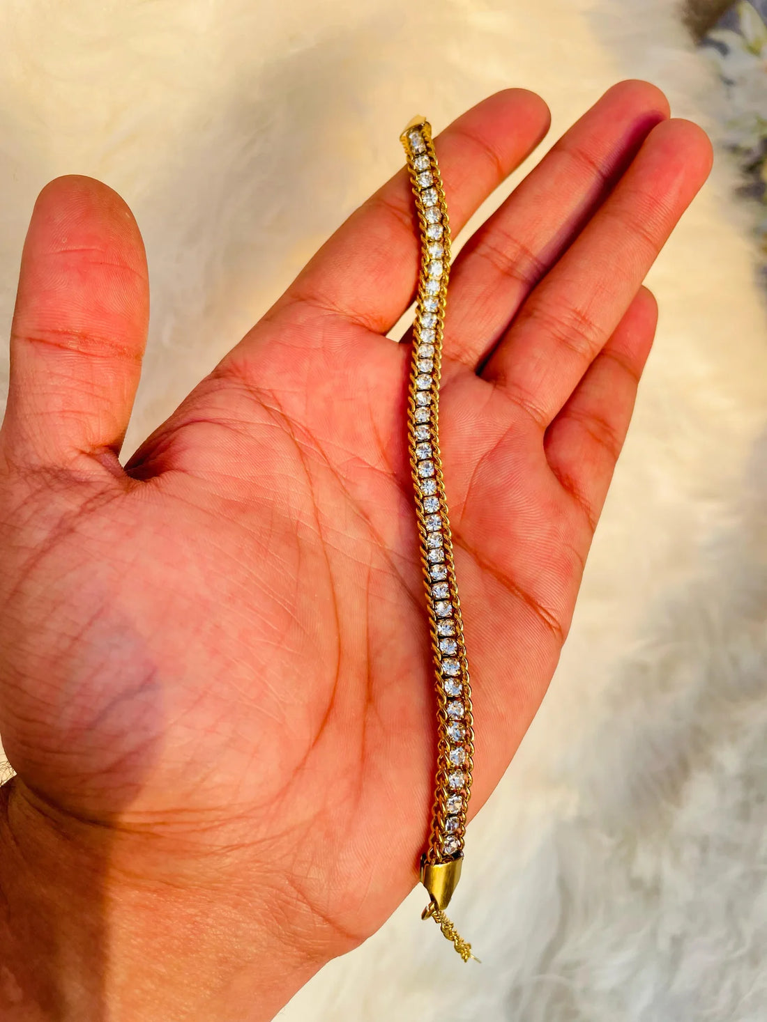 18K Tennis Zirconia Bracelet