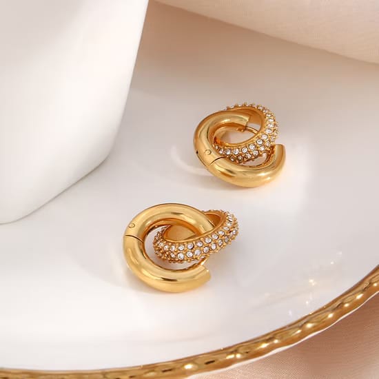 Rollo Hoops Earrings