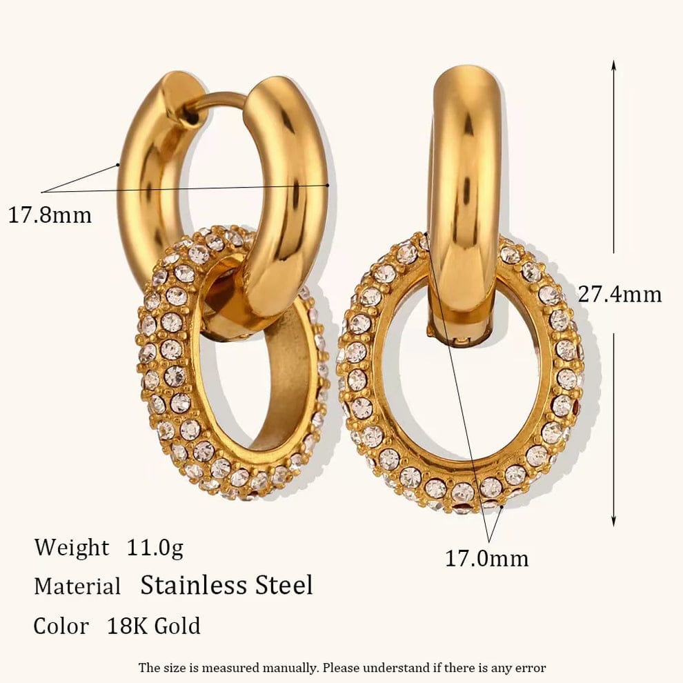 Rollo Hoops Earrings