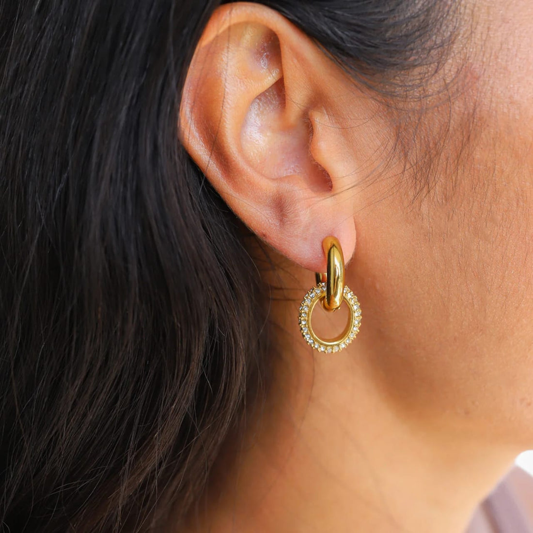 Rollo Hoops Earrings
