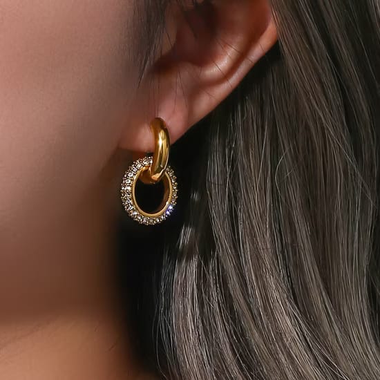 Rollo Hoops Earrings