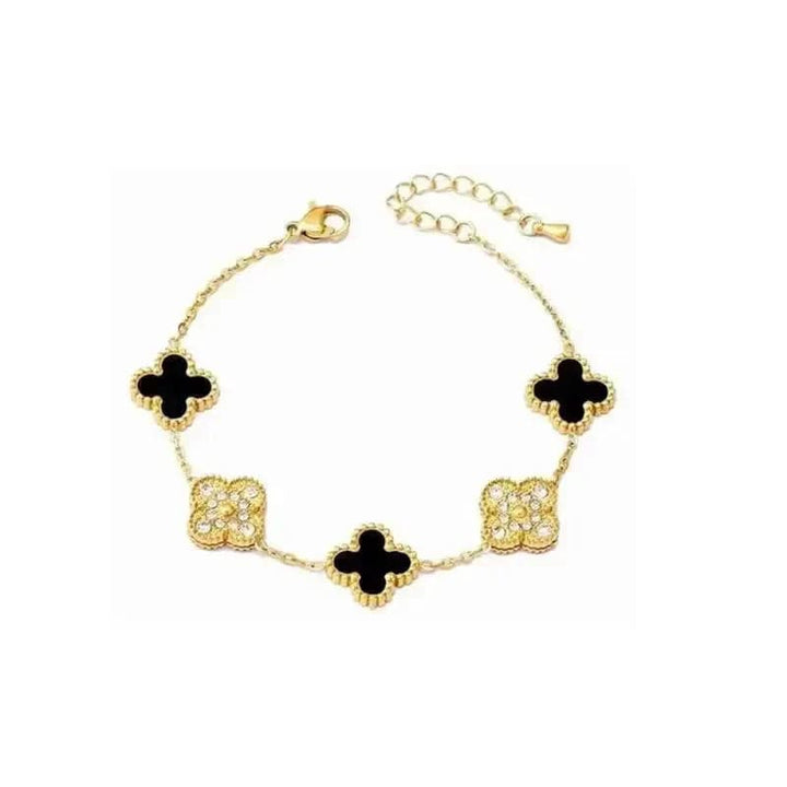 Zirconia Clover  Bracelet