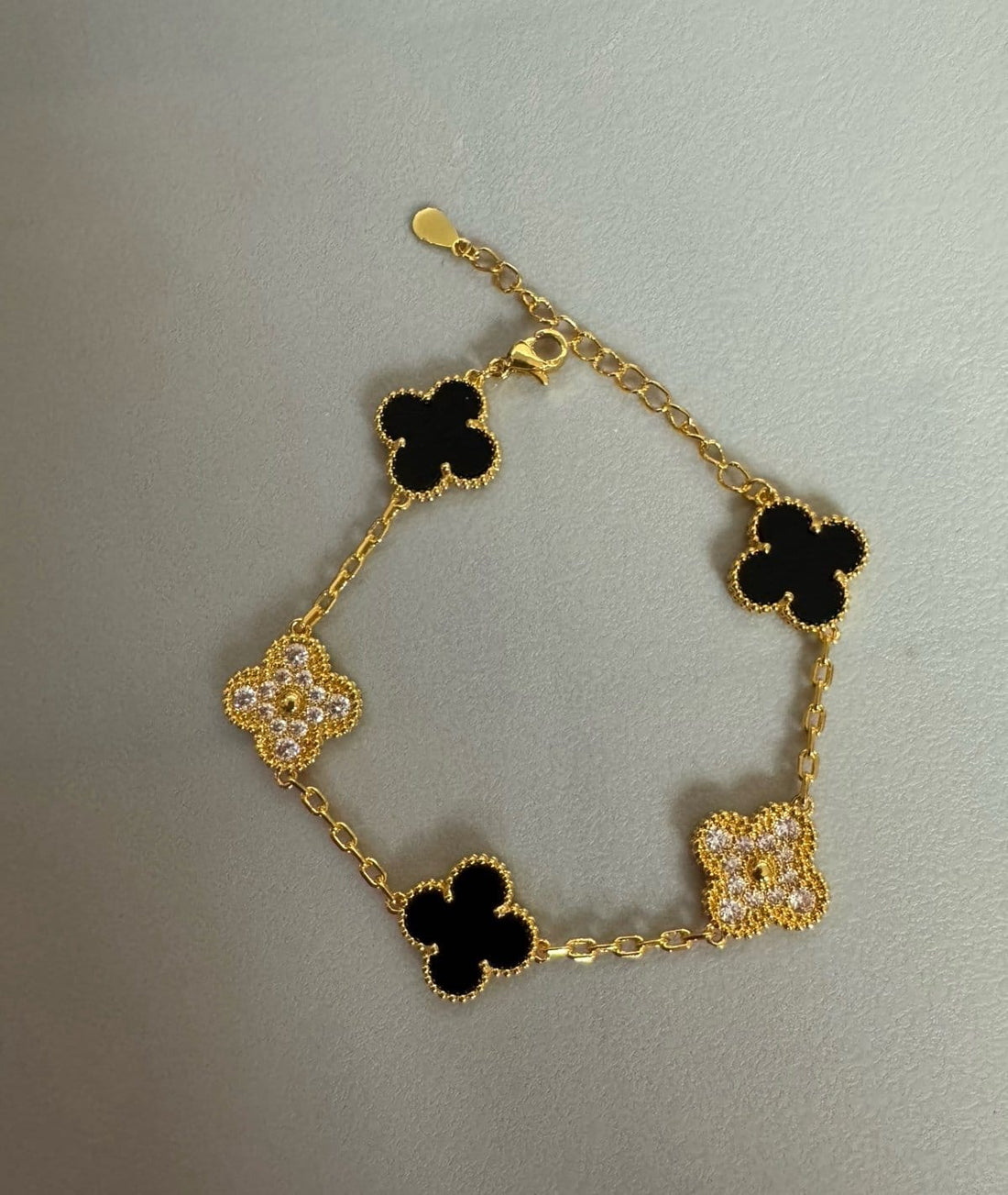 Zirconia Clover  Bracelet