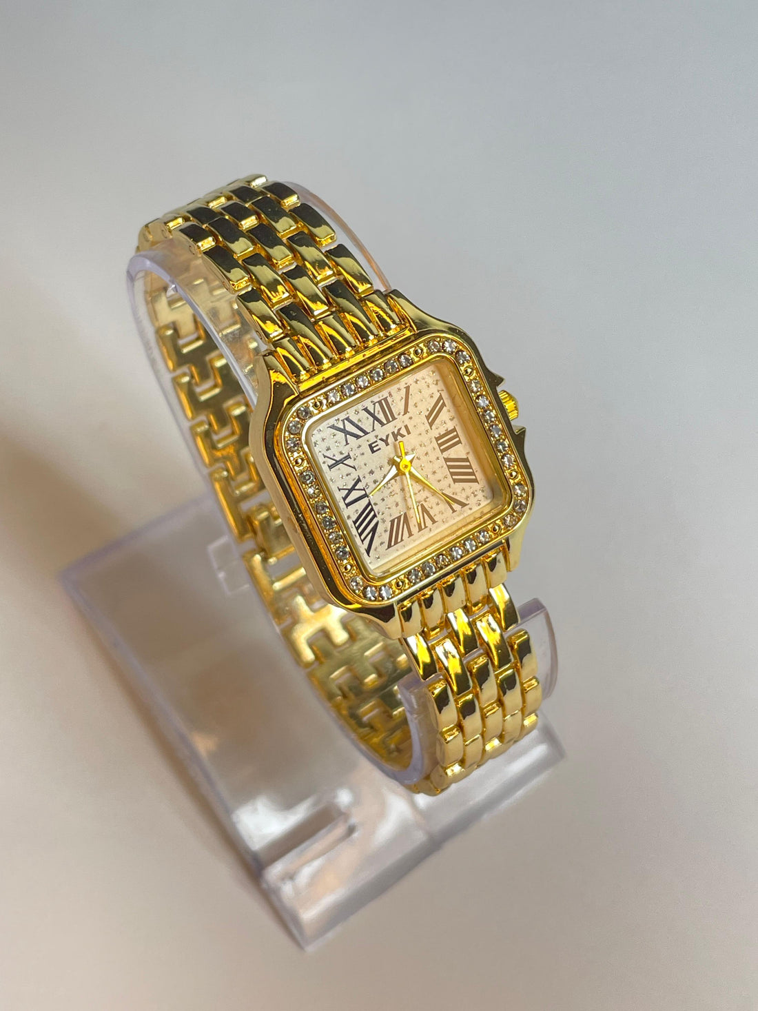 Glory Luxe  White Dial Stainless Steel Watch