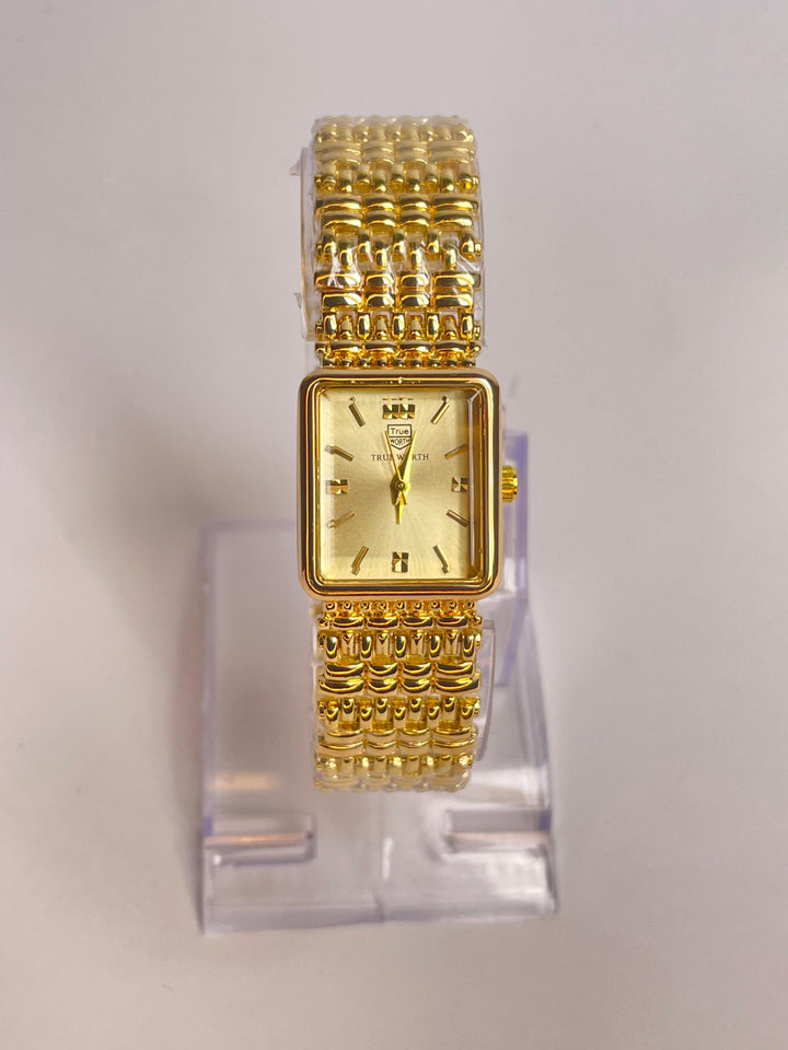 Averelle Golden Dial Stainless Steel Watch