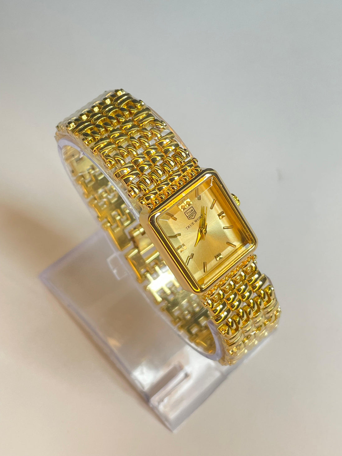 Averelle Golden Dial Stainless Steel Watch