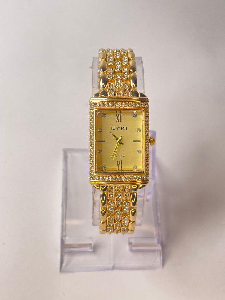 Seravelle Gold Dial Stainless Steel Watch