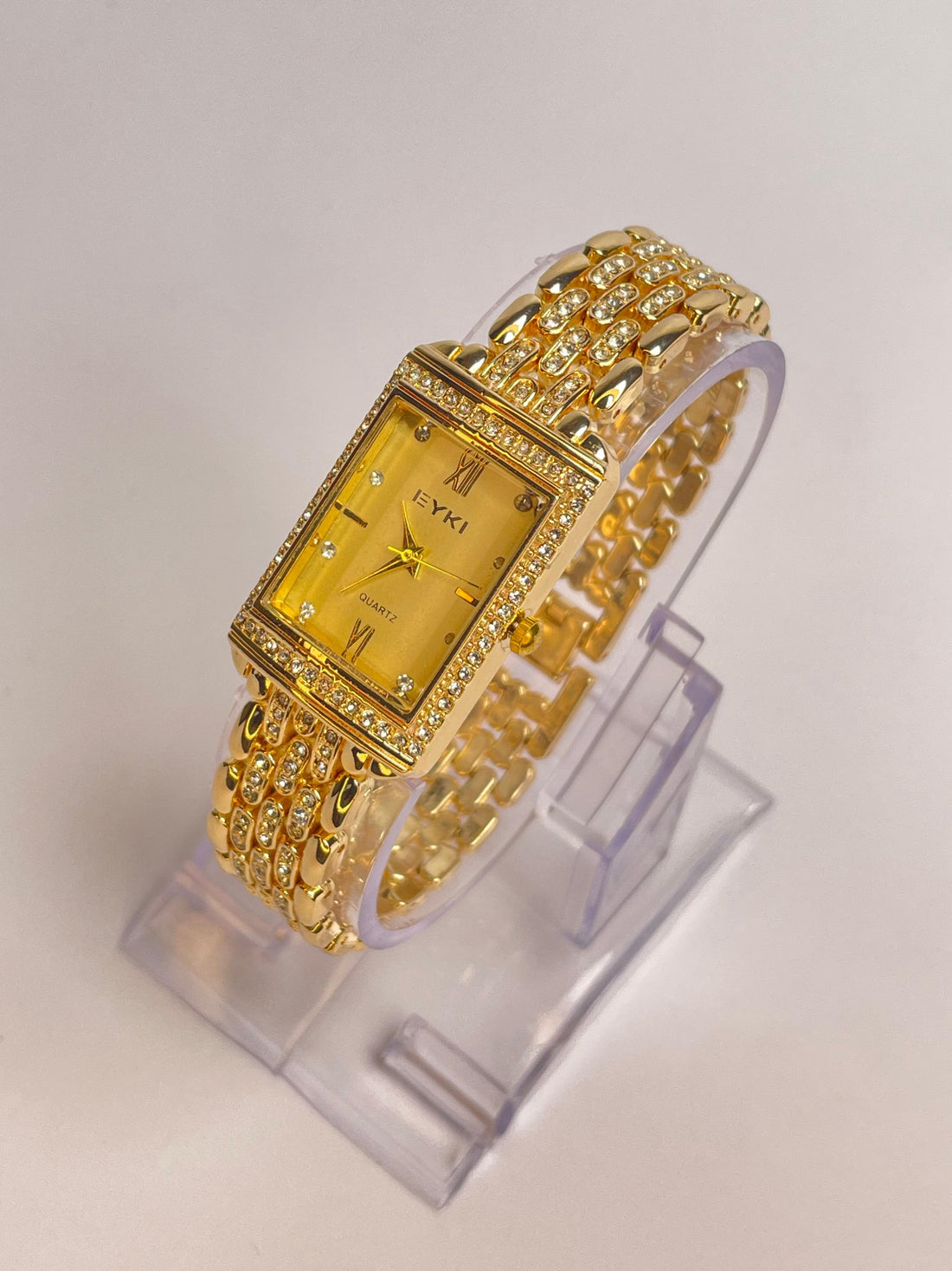 Seravelle Gold Dial Stainless Steel Watch