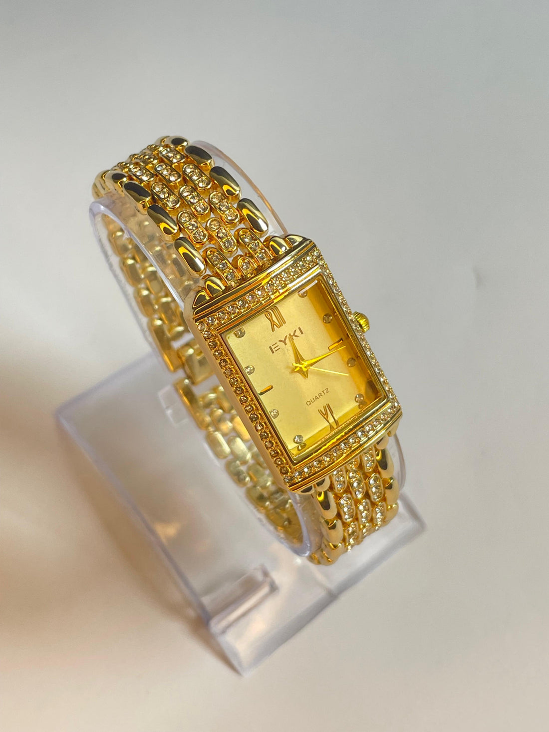 Seravelle Gold Dial Stainless Steel Watch