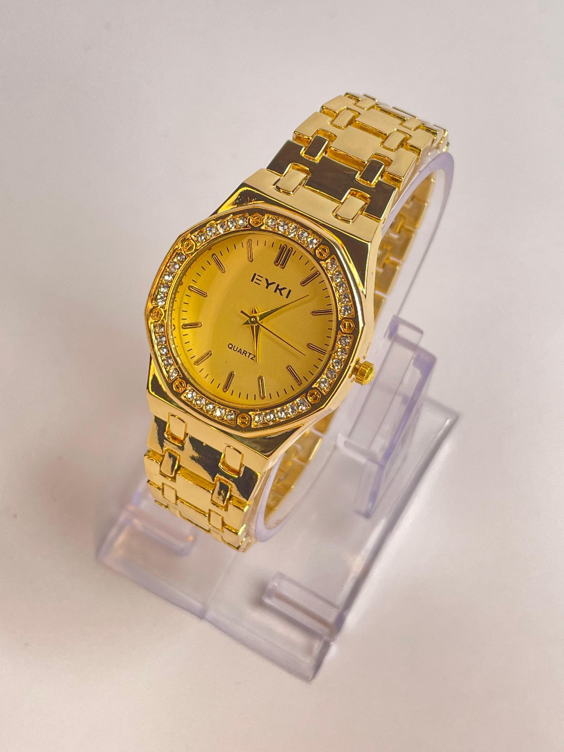 AP  Golden Dial Stainless Steel Watch