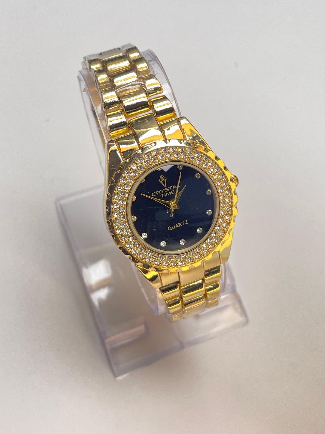 Veloura  Black  Dial Stainless Steel Watch
