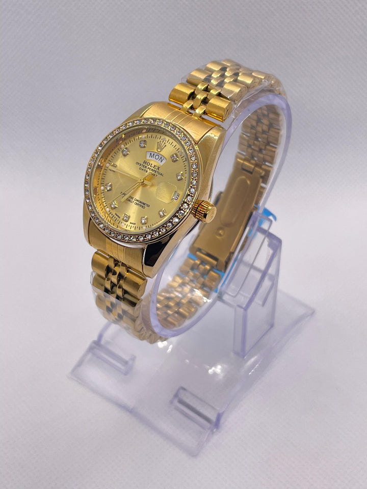 RlX Golden Stainless Steel Watch