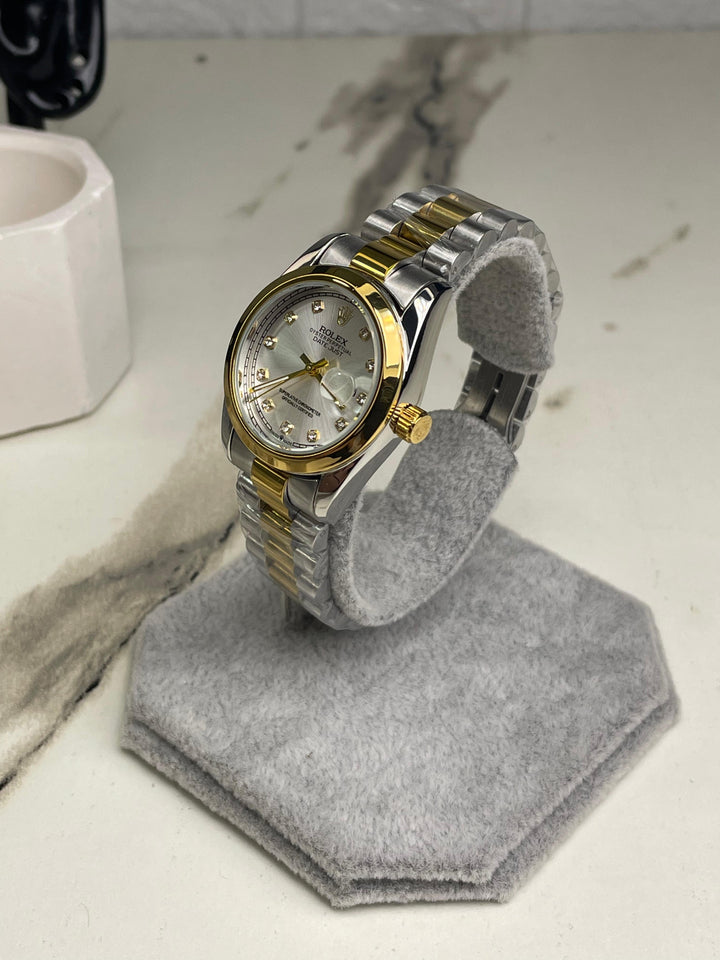 Women's RlX Two Tone Silver Dial Stainless Steel  Watch