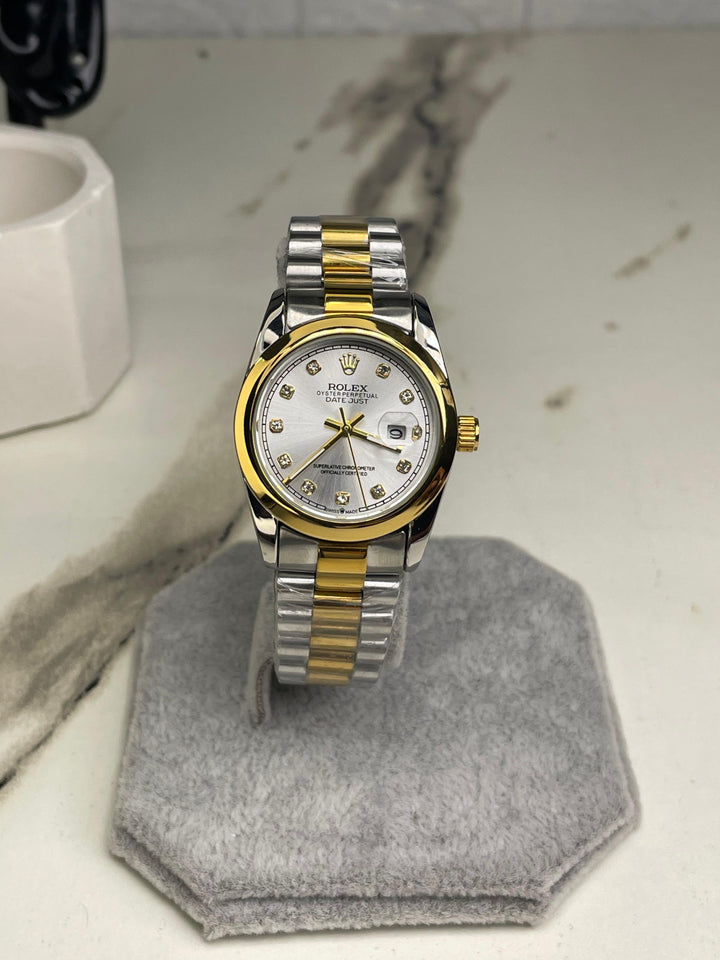 Women's RlX Two Tone Silver Dial Stainless Steel  Watch