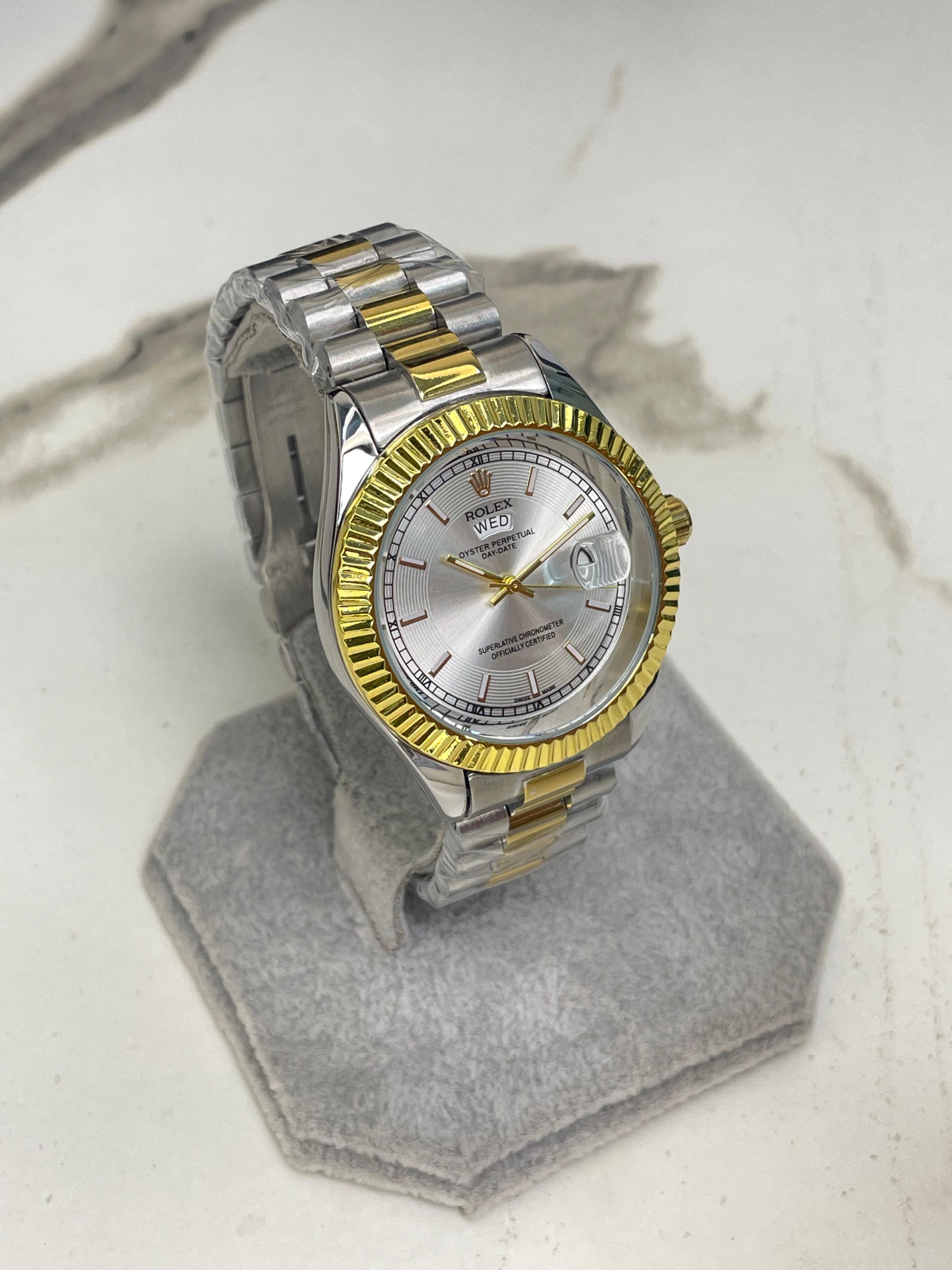 Men's Rlx  Silver  Dial  Two tone Stainless Steel  Watch