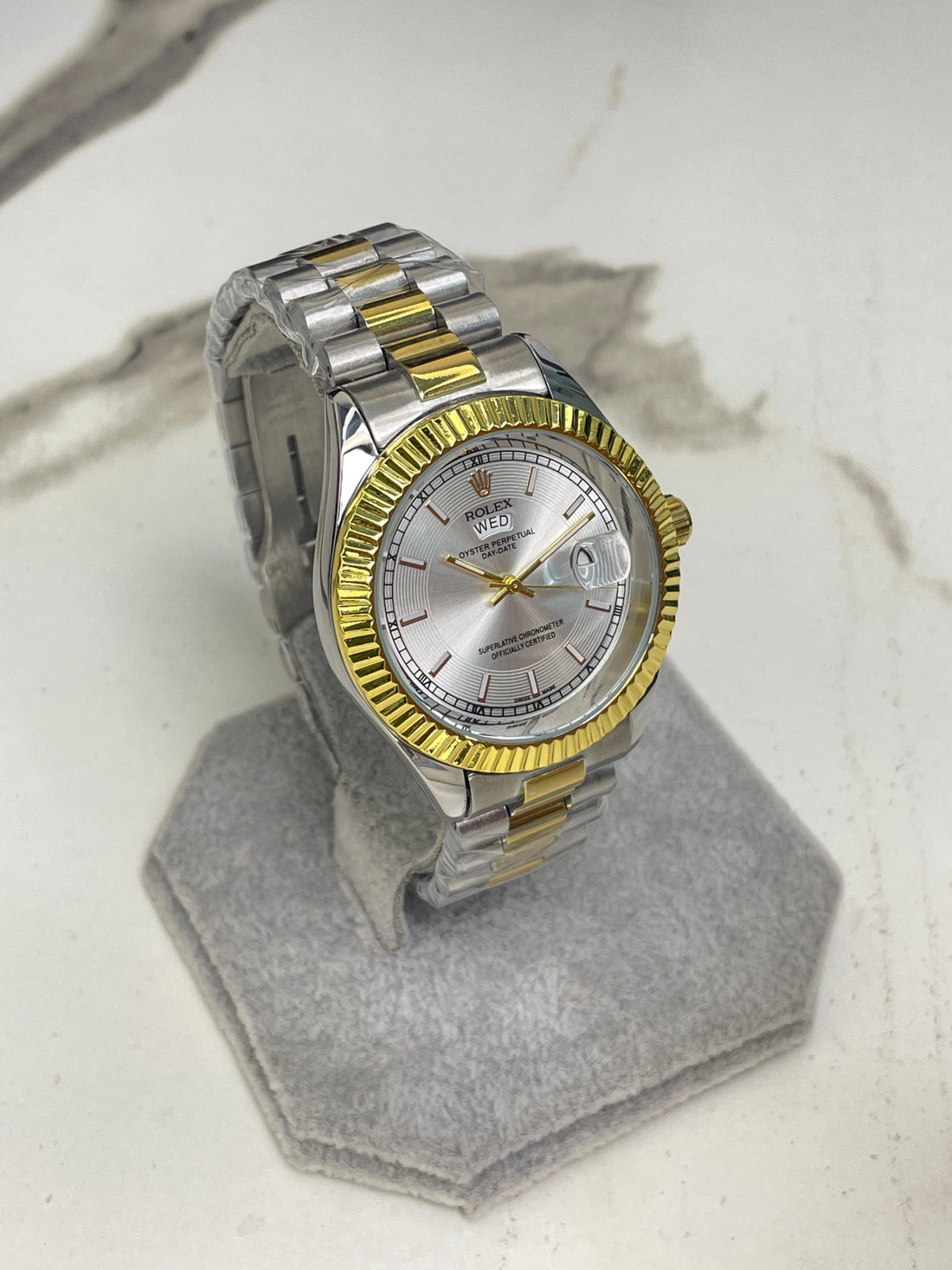 Men's Rlx  Silver  Dial  Two tone Stainless Steel  Watch