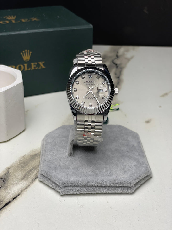 RLX Grey Dial Stainless Steel Women's  Watch