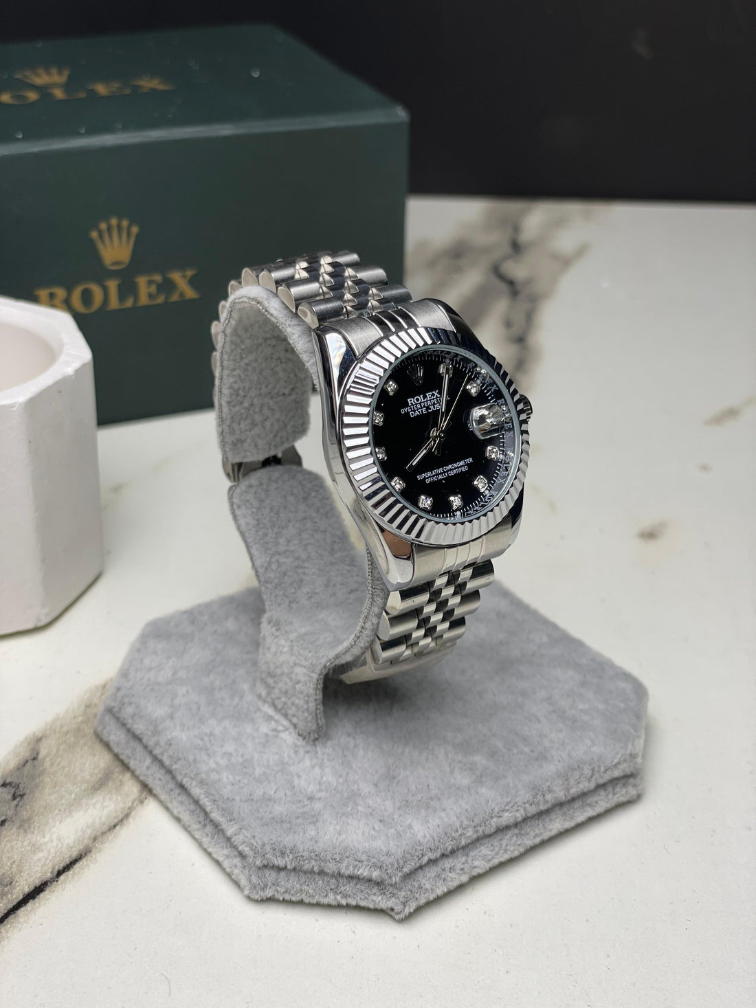 RLX Black Dial   Stainless Steel Women's  Watch
