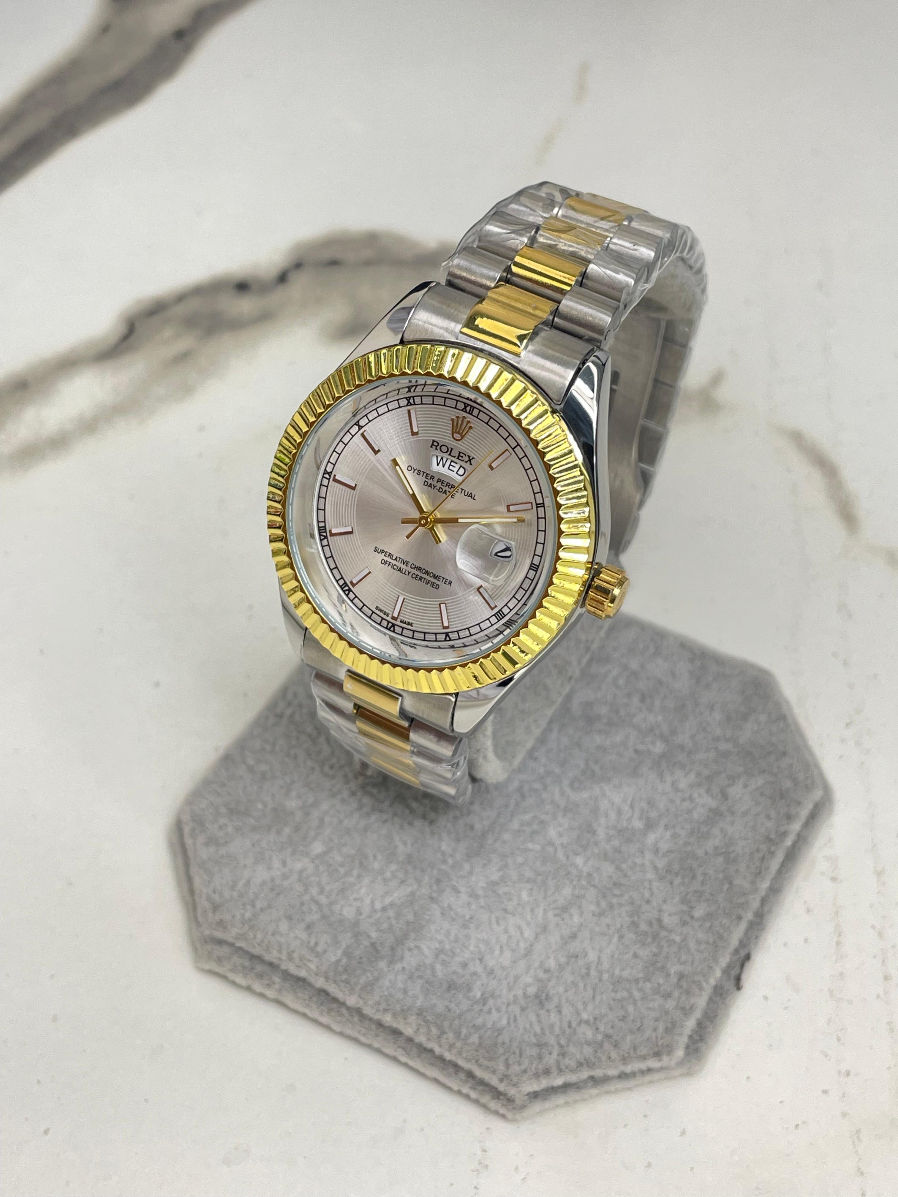 Men's Rlx  Silver  Dial  Two tone Stainless Steel  Watch