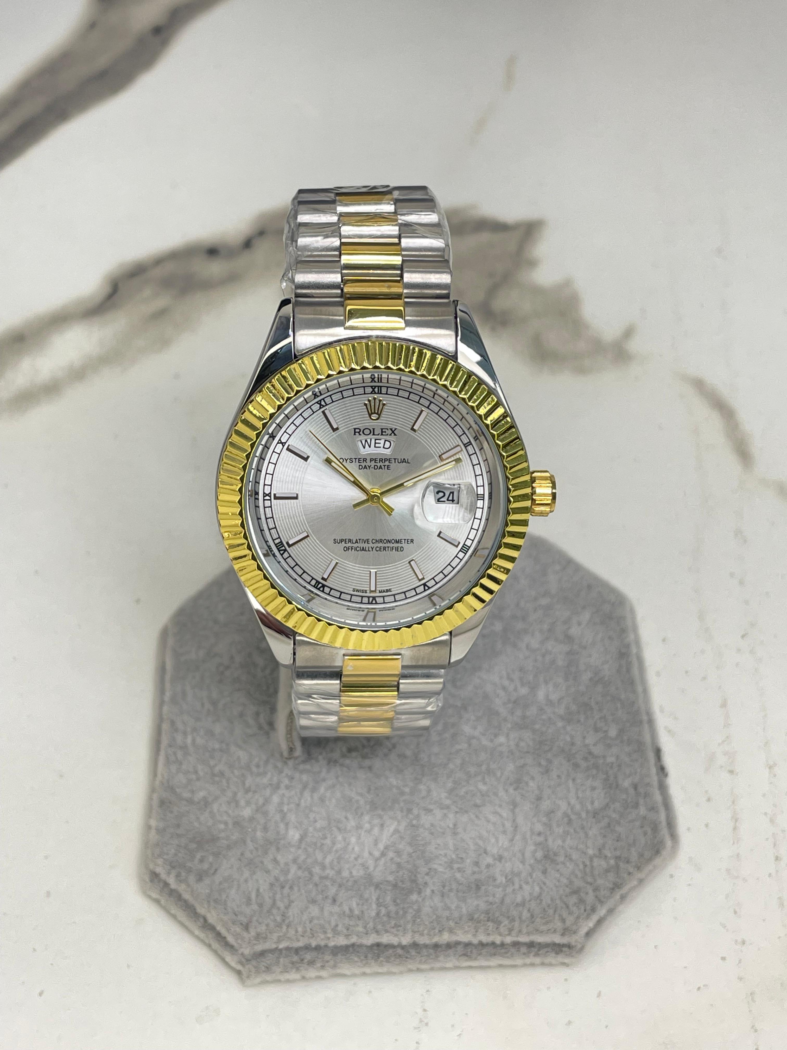 Men's Rlx  Silver  Dial  Two tone Stainless Steel  Watch