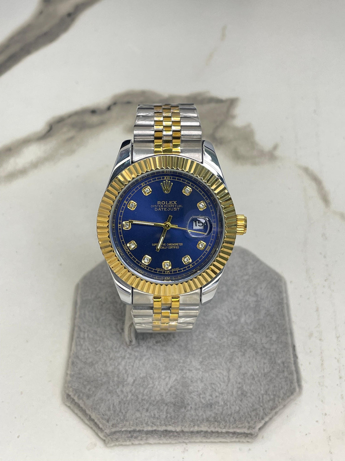 Men's RlX Blue Dial Two Tone Stainless Steel  Watch