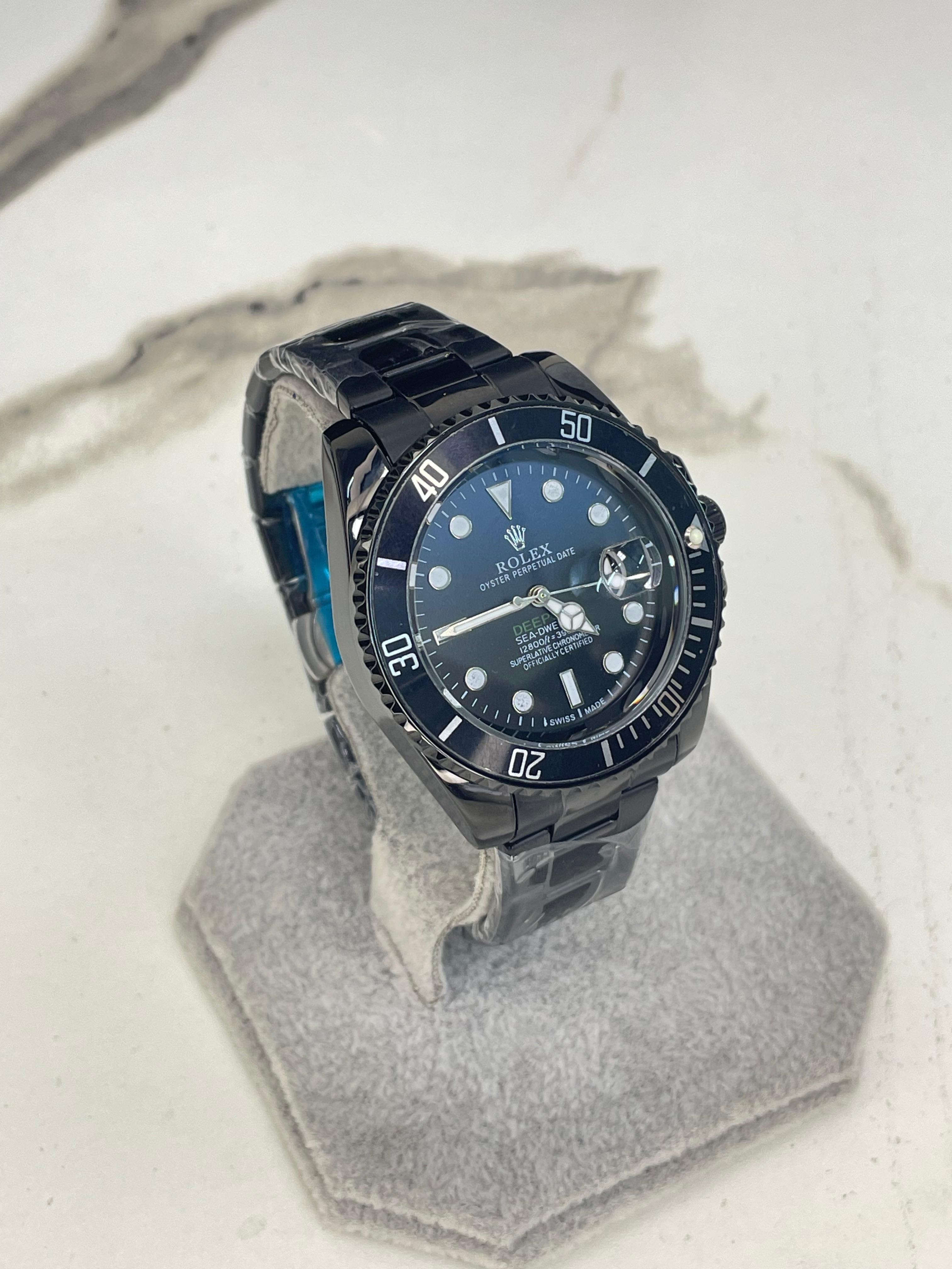 Men's Submariner  Black Dial Stainless Steel  Watch