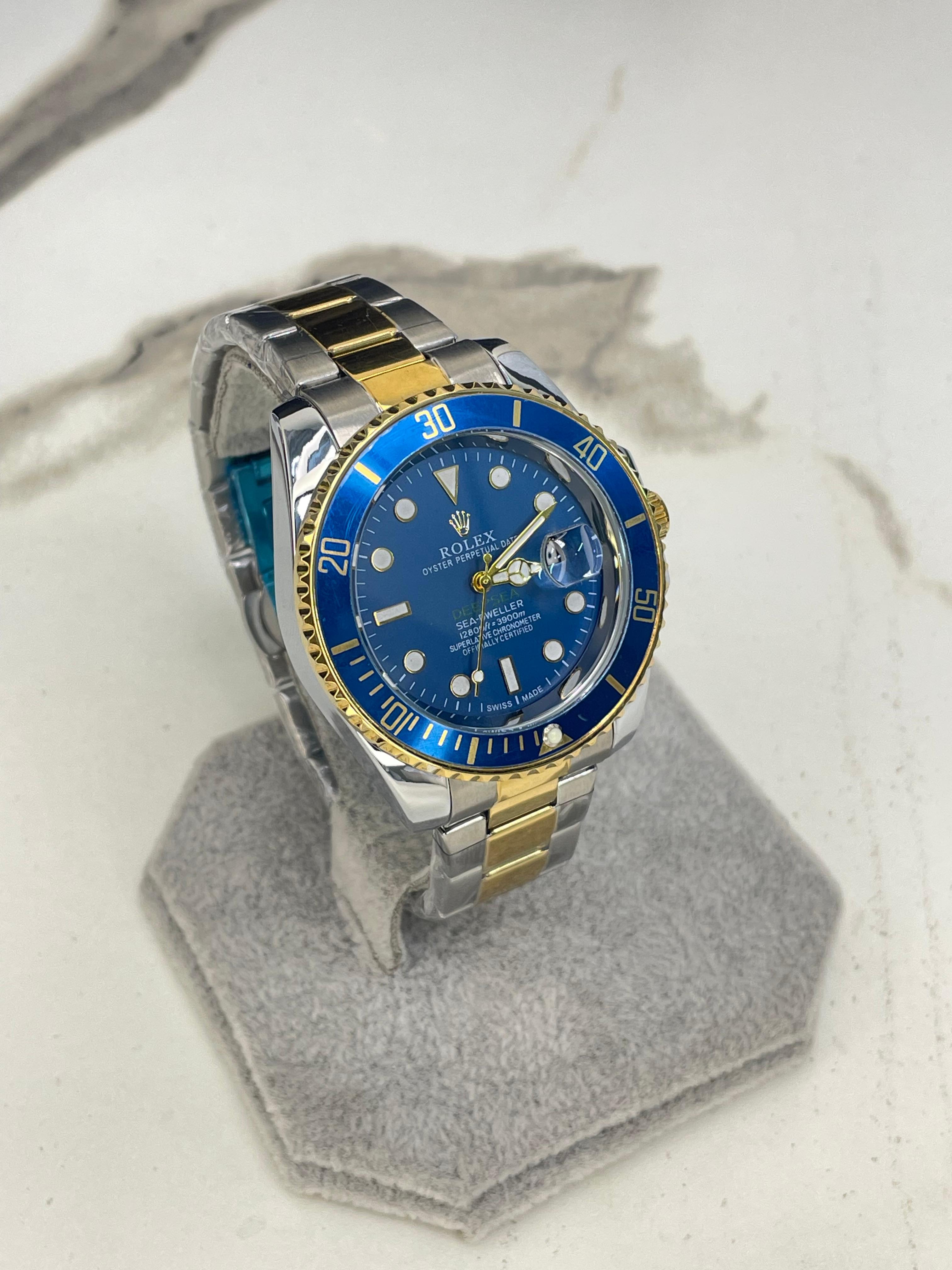 Men's Submariner  Blue  Dial  Two tone Stainless Steel  Watch