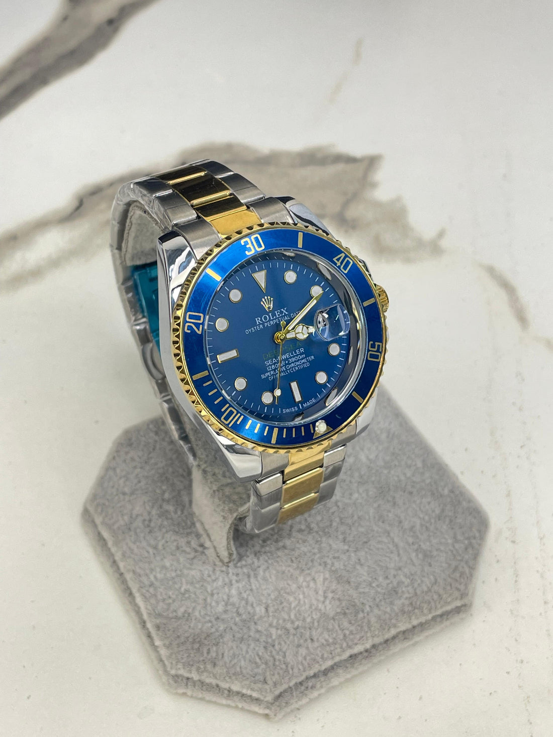 Men's Submariner  Blue  Dial  Two tone Stainless Steel  Watch