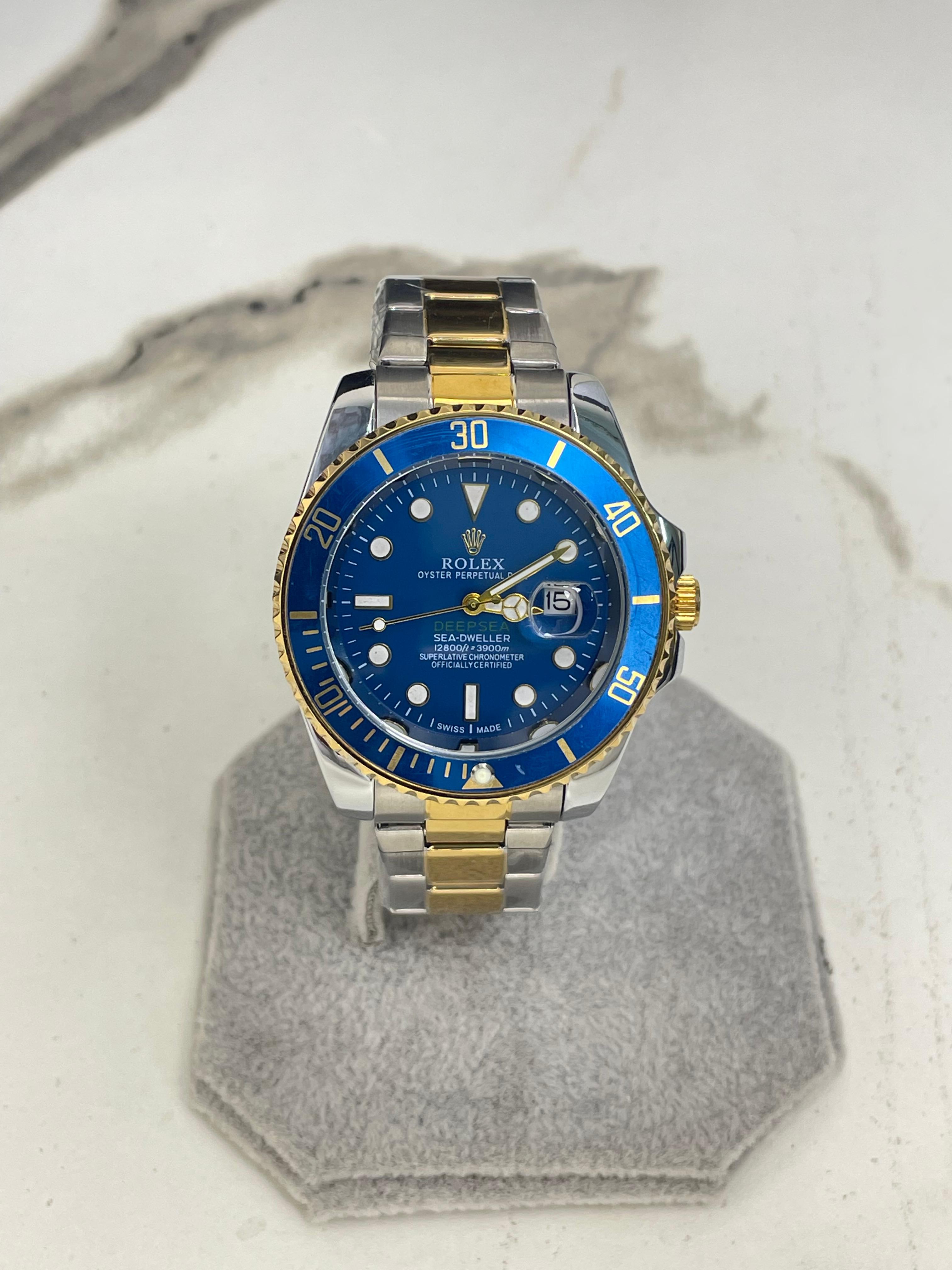 Men's Submariner  Blue  Dial  Two tone Stainless Steel  Watch