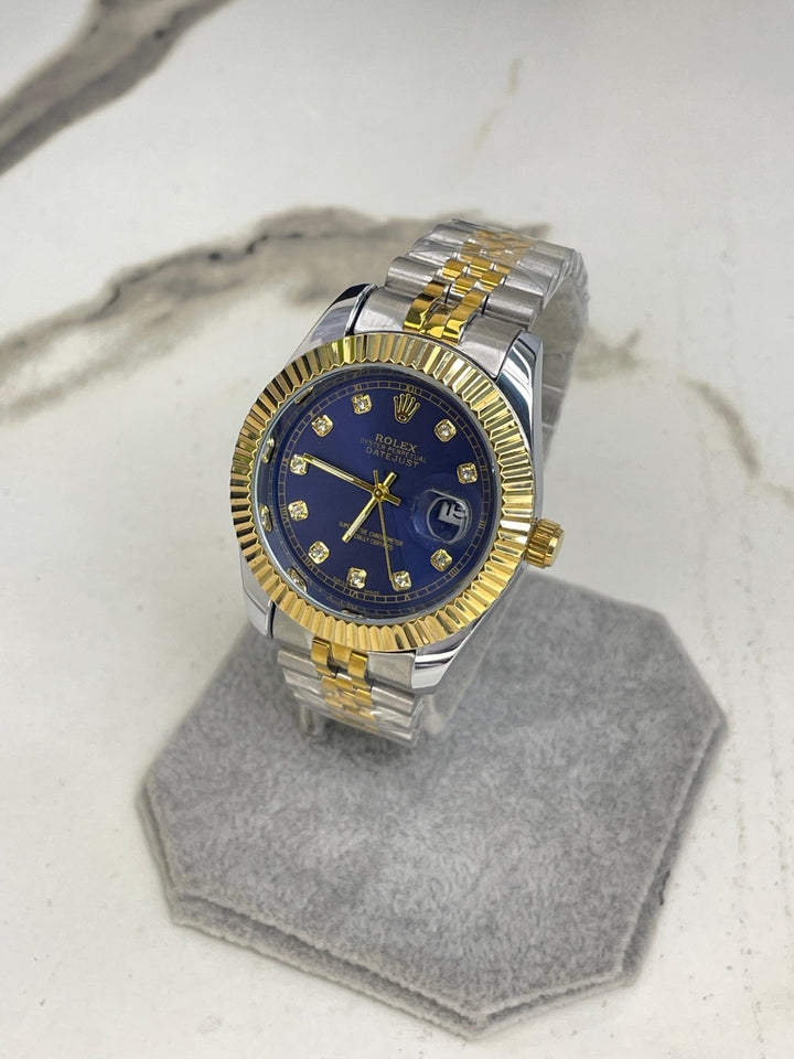 Men's RlX Blue Dial Two Tone Stainless Steel  Watch